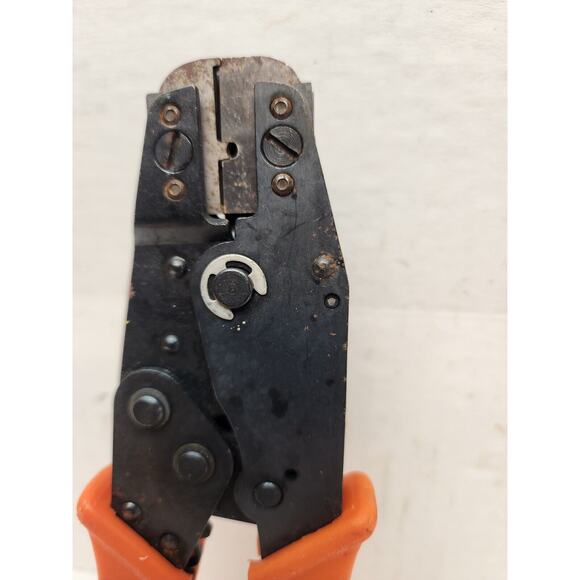 Rare hard to find Thomas & Betts Shure Stake ratchet Manual Crimp Tool - Picture 3 of 9